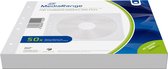 MediaRange BOX60 CD-doosje Opbergmap/sleeve 2 schijven Wit