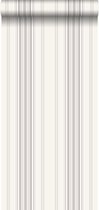 ESTAhome behangpapier strepen grijs en beige - 138805