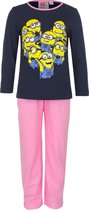 Despicable me meisjes pyjama minions Zwart  - 98