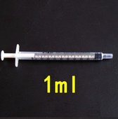 Sens Design 3 stuks 1ML spuit injectiespuit doseerspuit zonder naald