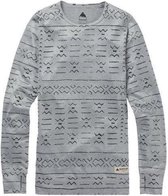 Kleding Maat Burton Midweight Base Layer Crew Thermoshirt - Grayscl Bogolanfini