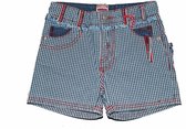 Oilily Short Pitoe, witte ruitjes, rood stiksel - 116
