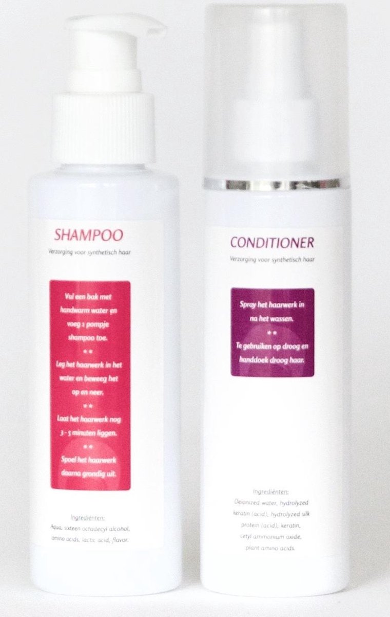Shampoo + conditioner - Haarwerk - Chemo - Dames pruik - Synthetische pruik - Pruiken vrouwen
