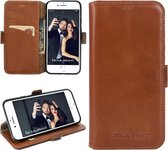 Bouletta - Lederen iPhone SE (2020) - BookCase hoesje - Rustic Cognac