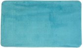 Lucy's Living Luxe Badmat SIMPO Aqua Blue exclusive – 60 x 100 cm – blauw - acryl - anti-slip - badkamer mat - badmatten - badtextiel - wonen – accessoires - exclusief