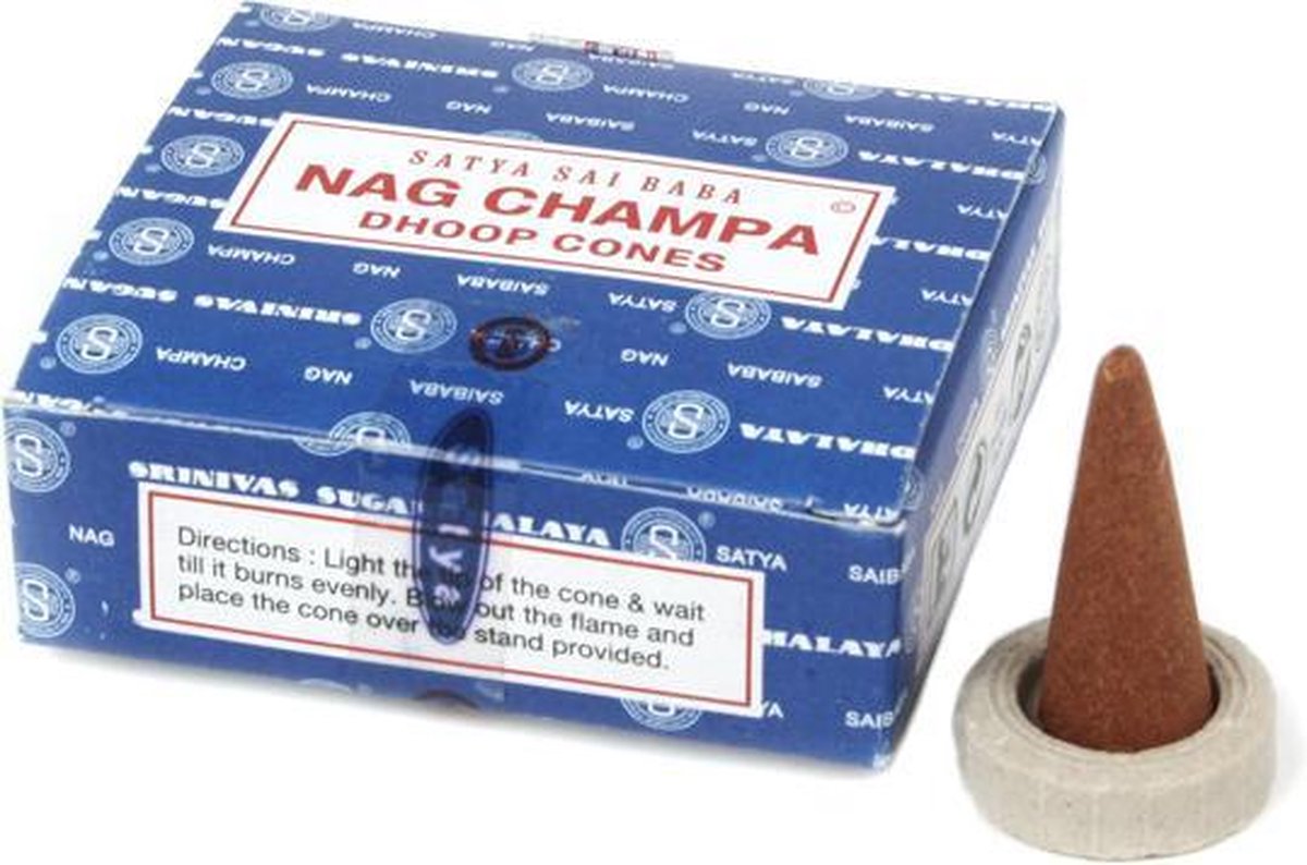Wierook kegels Nag Champa (1 los pakje) - NAG
