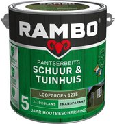 Rambo Pantserbeits Schuur & Tuinhuis Zijdeglans Transparant - 2,5 liter Loofgroen