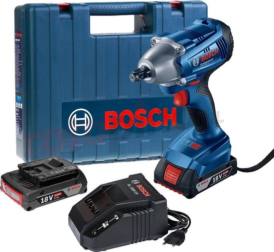Interpersoonlijk Varen sokken Bosch Professional GDS 18 V-EC 250 Slagmoersleutel - accu -250 Nm | bol.com