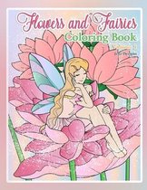 Flowers and Fairies Coloring Book