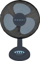 Beper P206VEN240 - Tafelventilator - Mini Ventilator - Bureau Ventilator - Draagbare Ventilator - Stille Ventilator Tafelventilator Ø 40 cm - Ventilator - Zwart