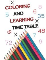 coloring and learning times tables