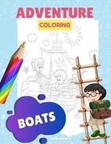 Boats: ADVENTURE COLORING