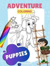 Puppies: ADVENTURE COLORING