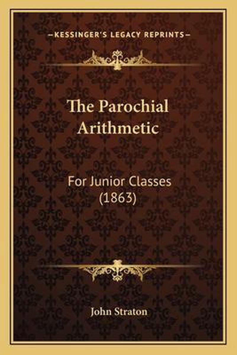 The Parochial Arithmetic van John Straton
