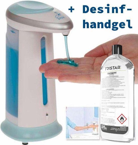 Hands free Covid-19 handgel desinfectie zeep dispenser | + Desinfecterende  handgel |No... | bol.com