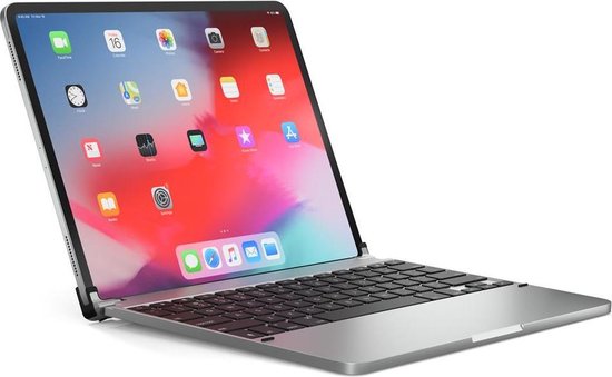 Brydge toetsenbord voor iPad Pro 12.9 (2018) en iPad Pro 12.9 (2020) - QWERTY - Zilver - Brydge