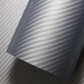Carbon Wrap - 3D Wrap Folie - Wrapping Folie - Zilver | 30 x 127