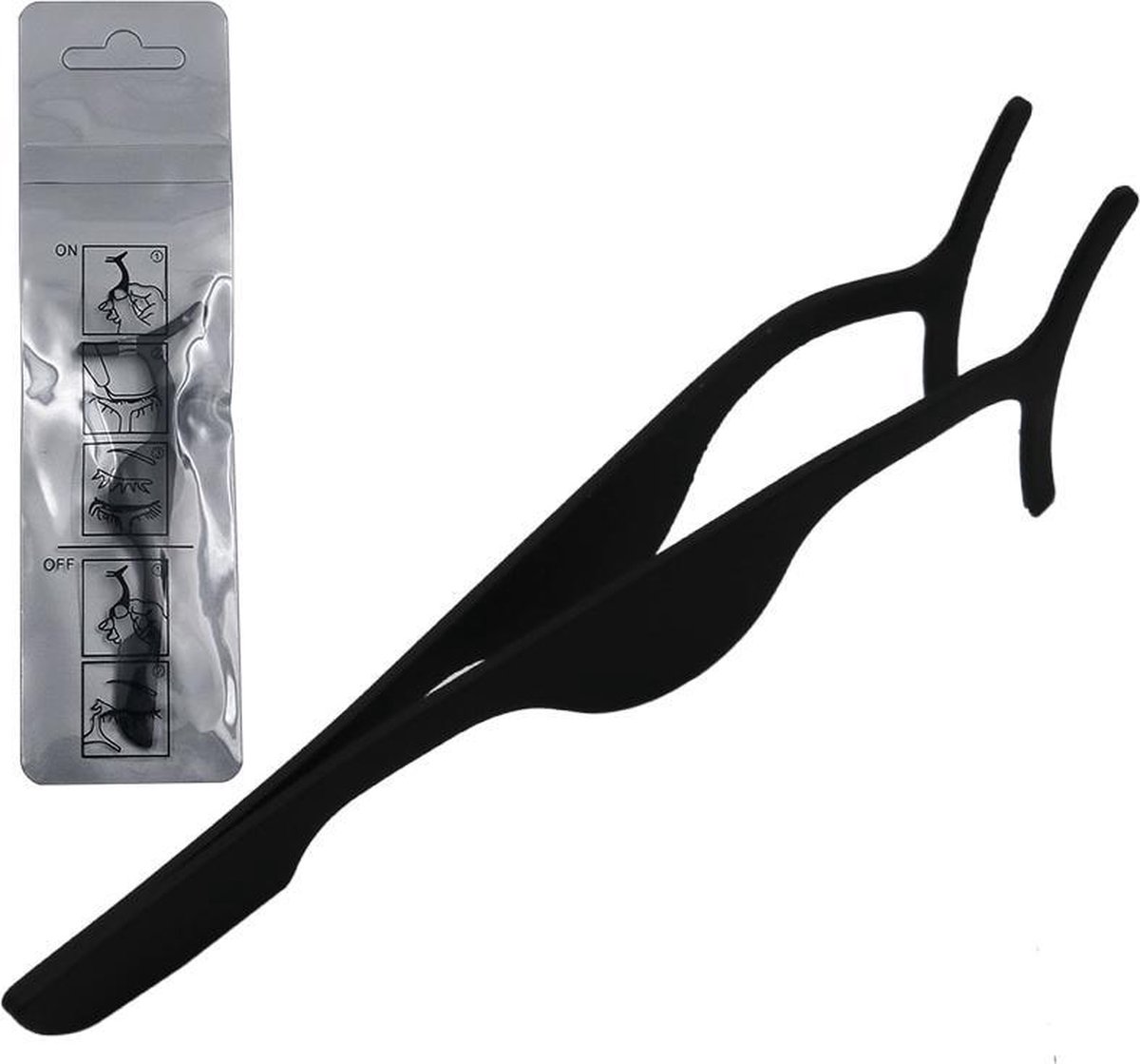 Goedkoopste Wimperpincet - Pincet voor Nepwimpers - Valse Wimpers - Tweezer - Zwart