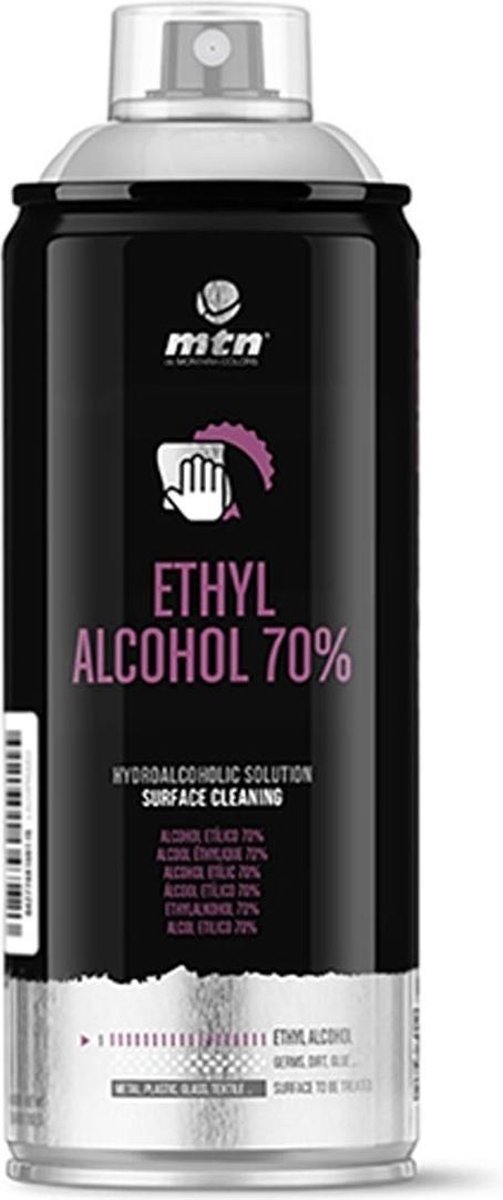 MTN Pro “Ethyl Alcohol 70%” – 400ml desinfecterende spray