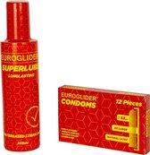 Euroglider Pakket - 24 condooms + 200ml Superlube