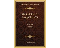 The Paddhati of Sarngadhara V1