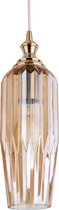 Leitmotiv - Posh Long - Hanglamp - Glas - Diameter 12,5 cm - Bruin