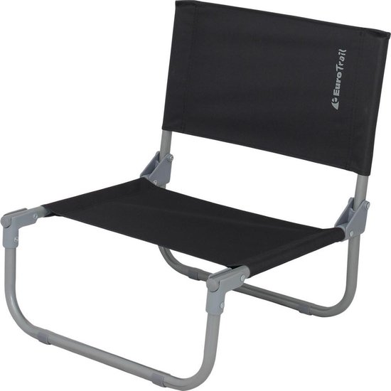 Eurotrail campingstoel / strandstoel minor - zwart