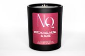 NUQI Vegan Geurkaars Patchoeli, Muskus & Roos - 300 gr