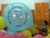 2 Cattex reuze ballonnen - Blow Me Too Big - 36 inch - 90 cm - grote ballonnen