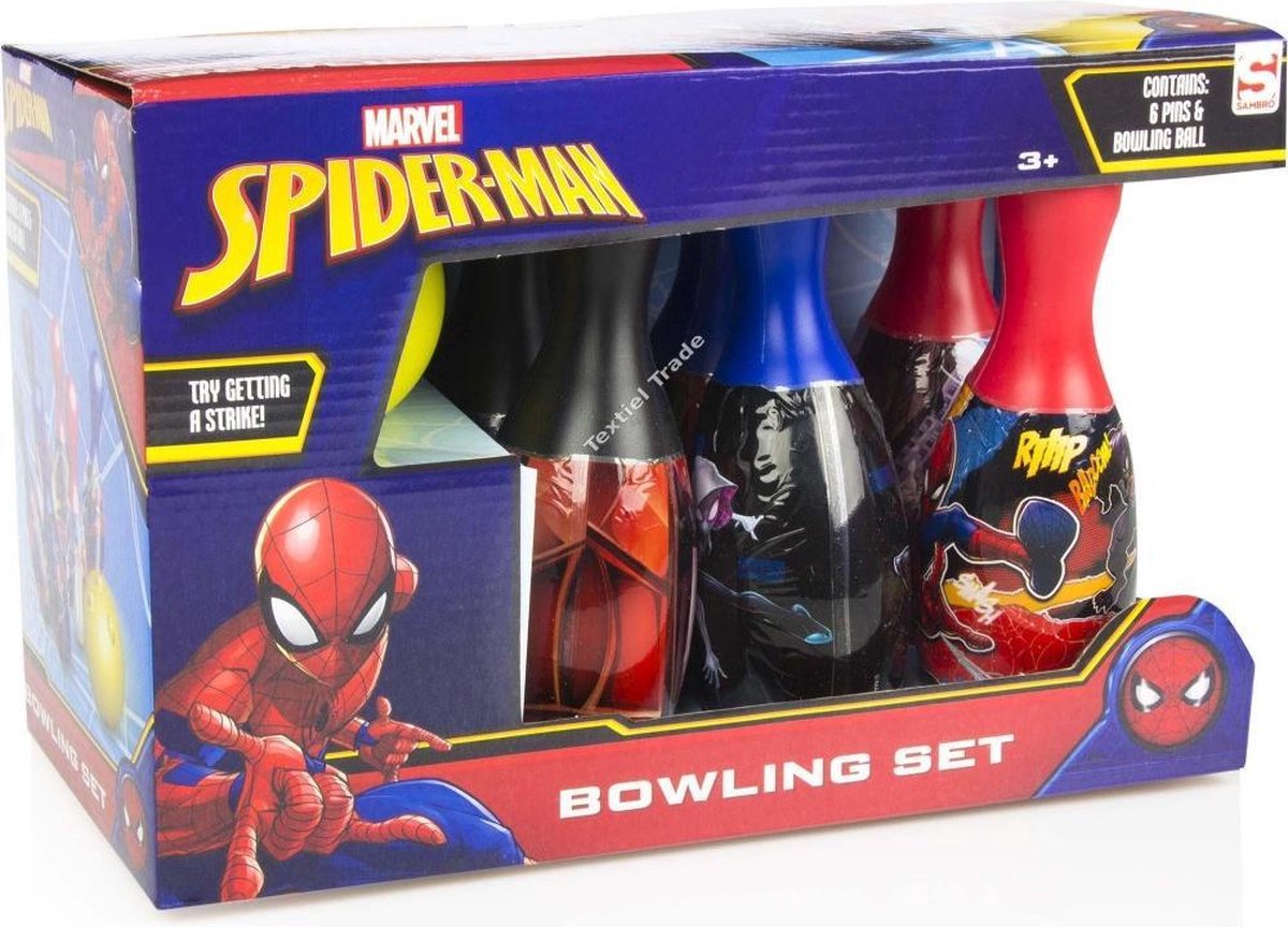 Beperkingen Contract gewicht Spiderman bowlingset -cadeau kinderen | Games | bol.com