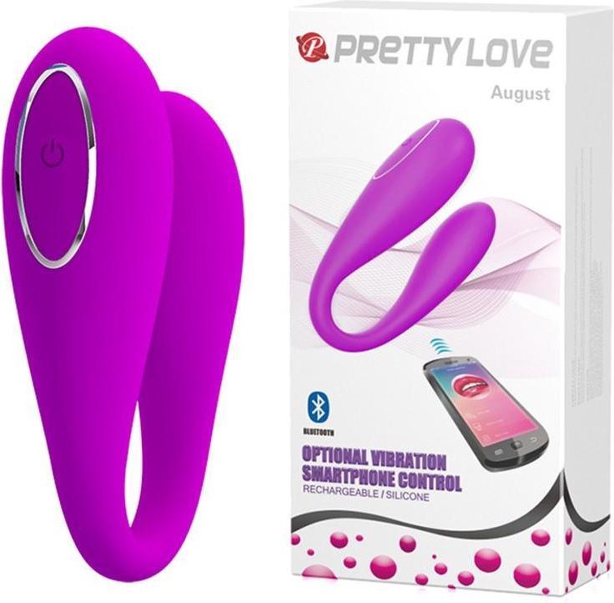 Pretty Love August Partner Vibrator met APP Control