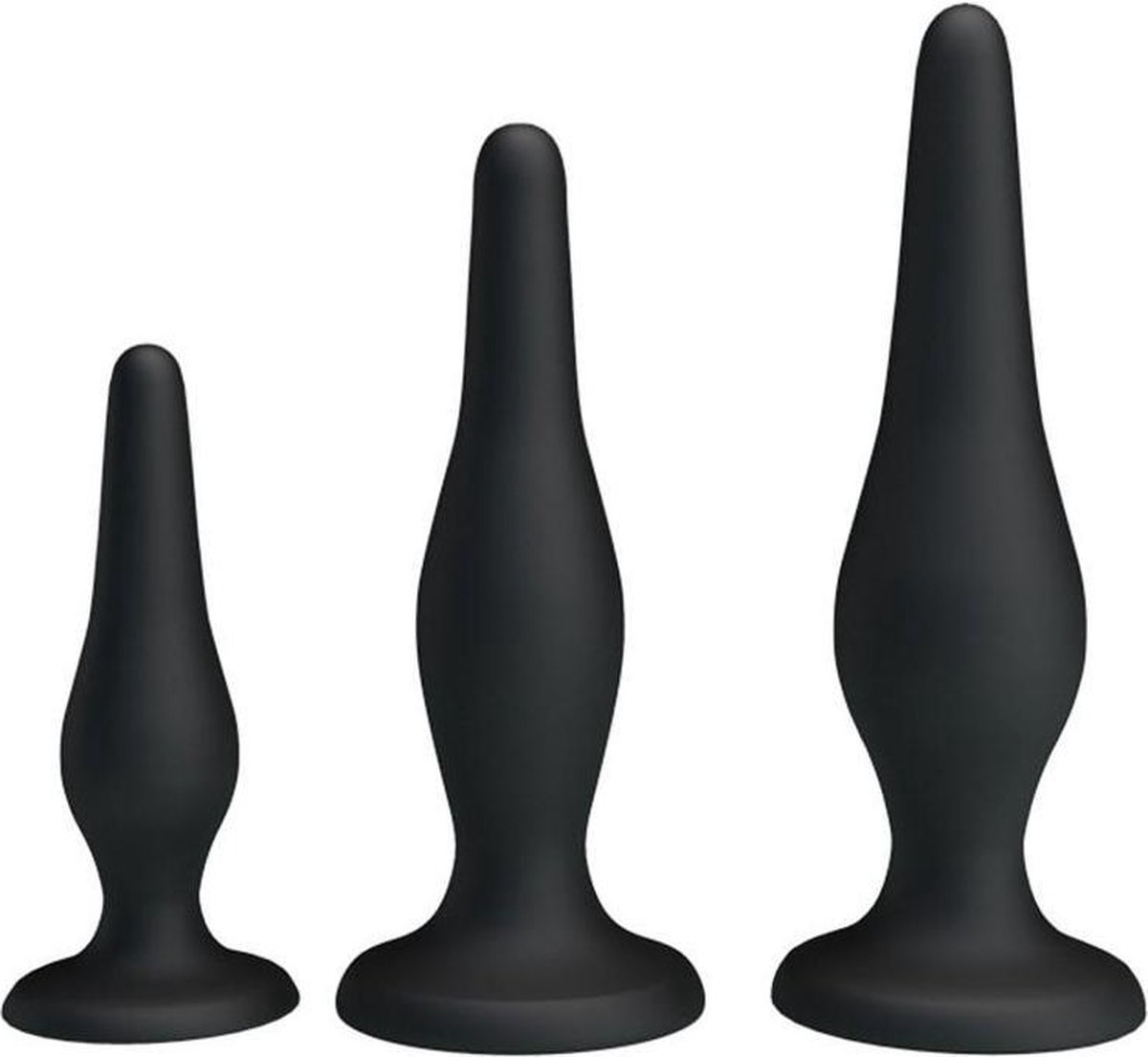 Goedkoopste Crazy Bull Buttplug Anale Training set Star Brothers - zwart