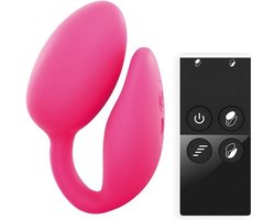Love to Love Wonderlove Partnervibrator met 2 motoren en afstandsbediening - roze