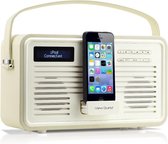 Retro Radio View Quest MK2 DAB+ iPhone Dock Cream