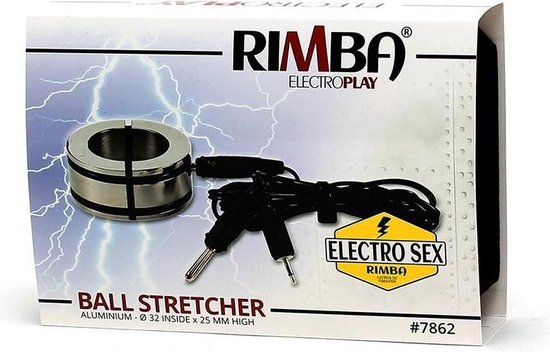 Rimba Electro Play Rimba Electro Sex Ball Stretcher Cockring RVS Bi Polair Bol Com