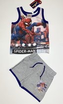 Spiderman set mouwloos grijs maat 92/98 (3 jaar)