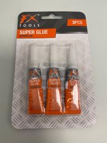 FX tools Super glue (superlijm) - set van 3 stuks