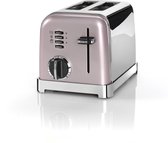 Cuisinart 2 Slice Toaster Broodrooster CPT160PIE - Ontdooifunctie - Bagel functie - 6 standen - Roze