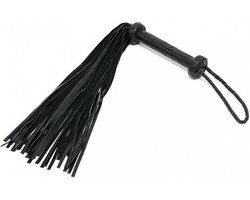 Rimba - Gevlochten Zweep - Flogger - Zwart