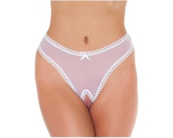 Amorable Open String met Open Kruis - Wit - One Size