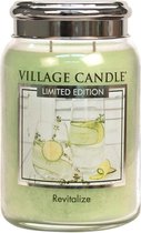 Village Candle Large Jar Geurkaars - Spa Collectie Revitalize