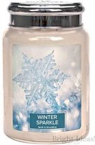 Village Candle Large Jar Geurkaars - Winter Sparkle