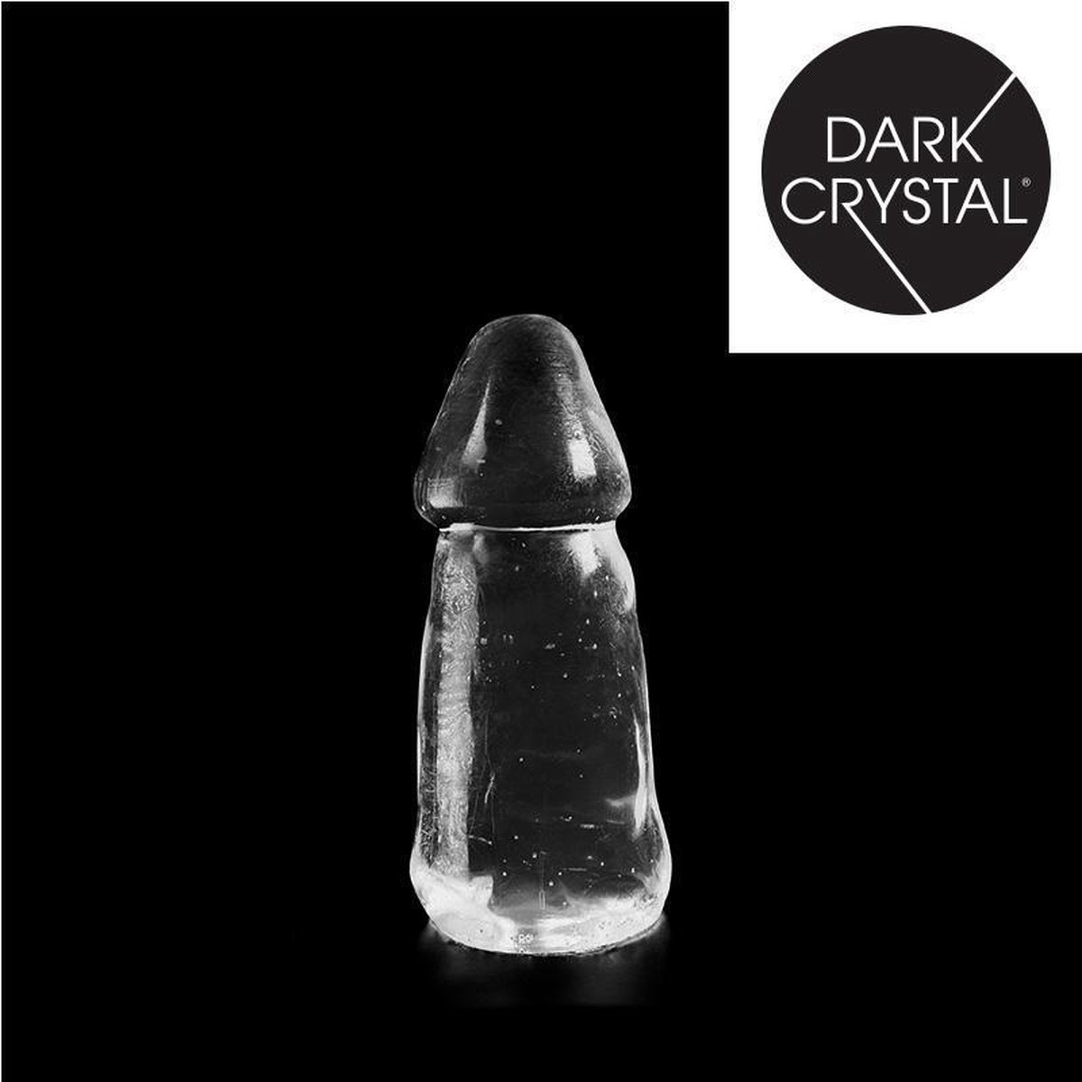 Dark Crystal Extra Grote Anaal Dildo 24,5 x 9,5 cm - transparant