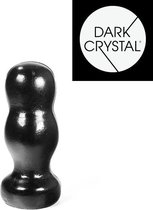 Dark Crystal Bollen Buttplug 14,5 x 6 cm - zwart