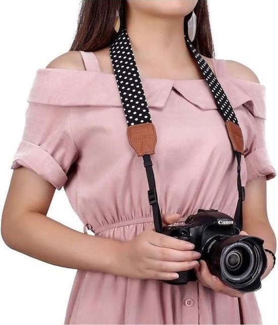 Sangle d'appareil photo vintage / ceinture / bandoulière - Pour DSLR |  Nikon | Canon |... | bol.com