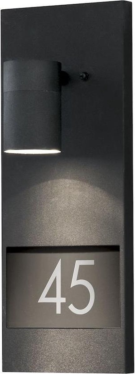 Konstsmide Huisnummerlamp 41 Cm 35w Aluminium Zwart