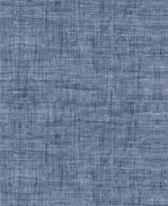 Zohome Dekbedovertrek Lino - Urban Blue - Dekbedovertrek 260x200/220cm - 100% Katoen - Linnen Look - Lits Jumeaux Extra Breed van Zohome — afbeelding 5