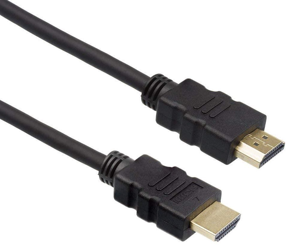 HDMI naar HDMI Kabel - 1.5 m - Golden Plated - Geschikt voor KPN HD, HDTV, BLU-RAY, PS3, PS4, XBOX, WII U, Philips HMP2000, Apple TV, Plasma, LCD, LED TV - Type C naar Type A