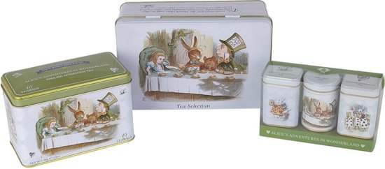 Alice in Wonderland English Tea Tin Bundle