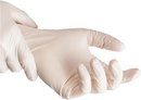 Nitril wegwerphandschoenen maat XL - Wit wegwerp handschoen - Natuurlijk rubber - 100 stuks
